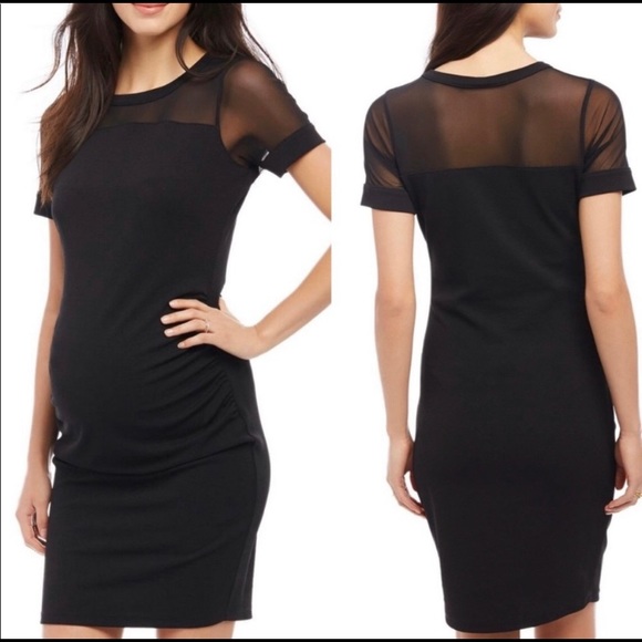 Motherhood Maternity Dresses & Skirts - Motherhood maternity black dress size M